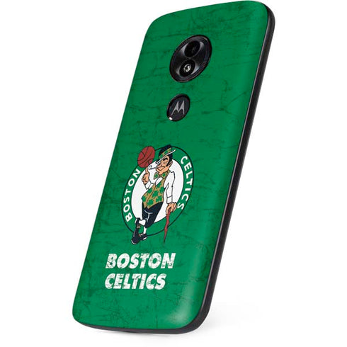 NBA Boston Celtics Green Primary Logo Moto E5 Play Skin